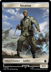 Soldier // Food (0026) Double-Sided Token [Doctor Who Tokens] | L.A. Mood Comics and Games