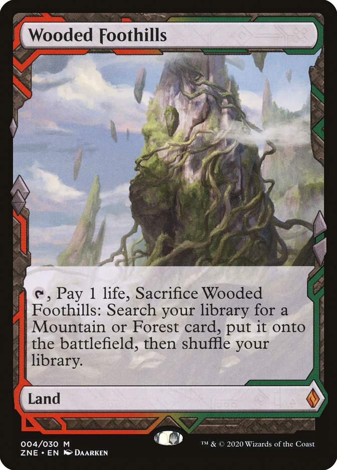 Wooded Foothills (Expeditions) [Zendikar Rising Expeditions] | L.A. Mood Comics and Games
