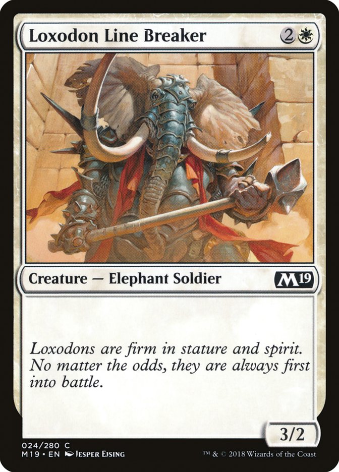 Loxodon Line Breaker [Core Set 2019] | L.A. Mood Comics and Games