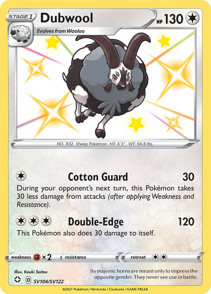 Dubwool (SV104/SV122) [Sword & Shield: Shining Fates] | L.A. Mood Comics and Games