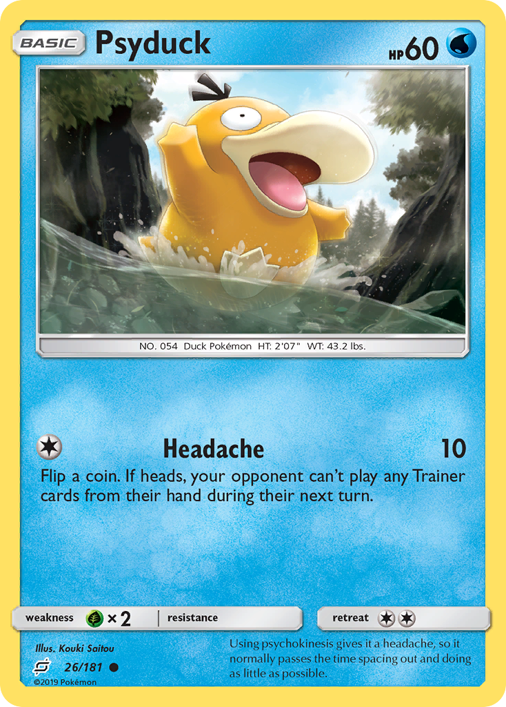 Psyduck (26/181) [Sun & Moon: Team Up] | L.A. Mood Comics and Games