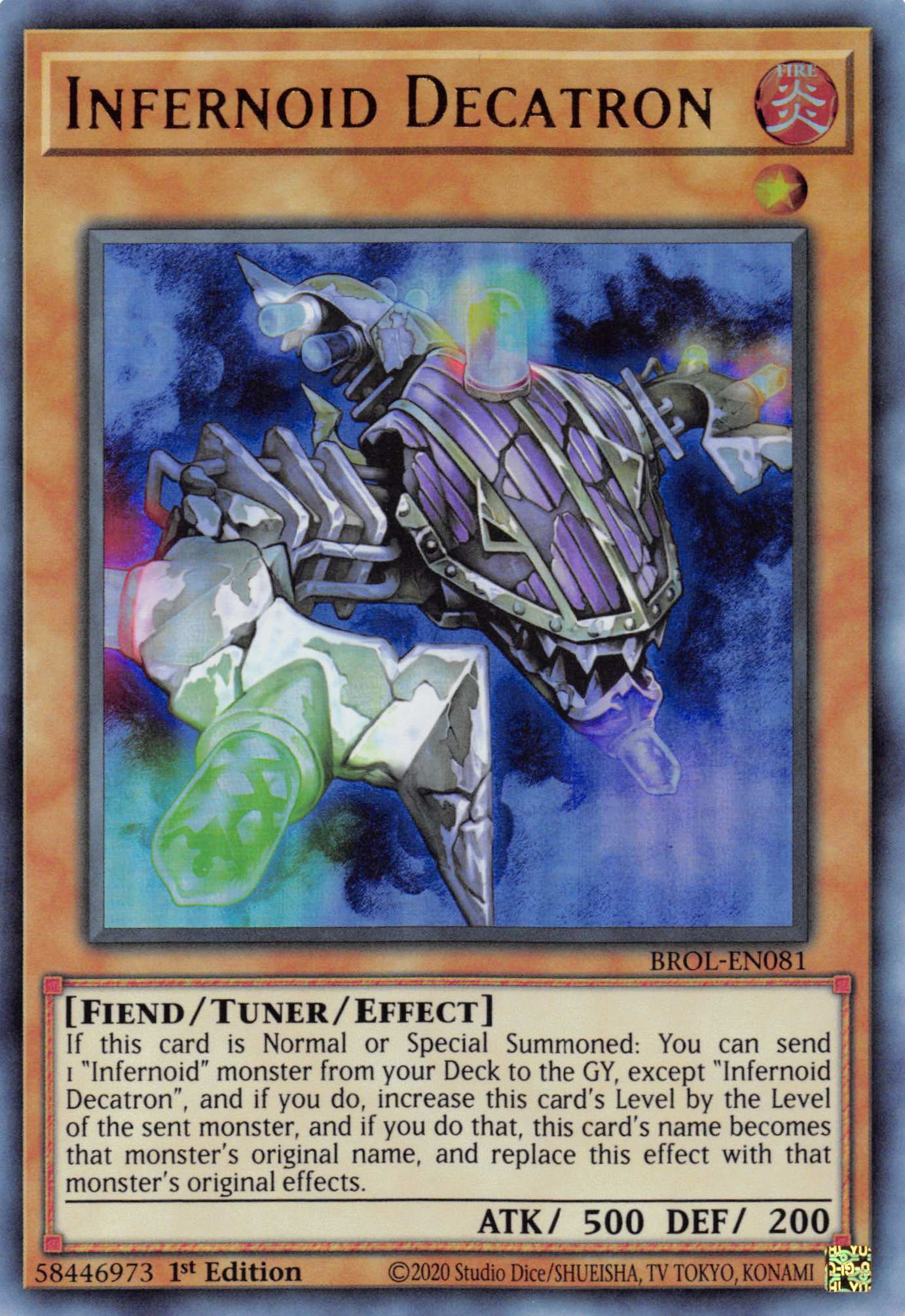 Infernoid Decatron [BROL-EN081] Ultra Rare | L.A. Mood Comics and Games