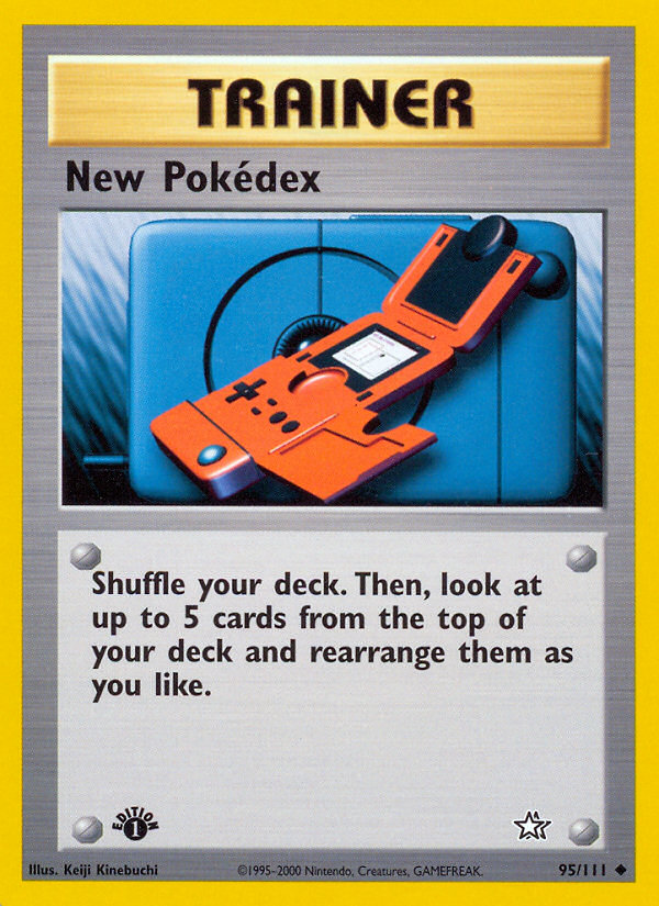 New Pokedex (95/111) [Neo Genesis 1st Edition] | L.A. Mood Comics and Games