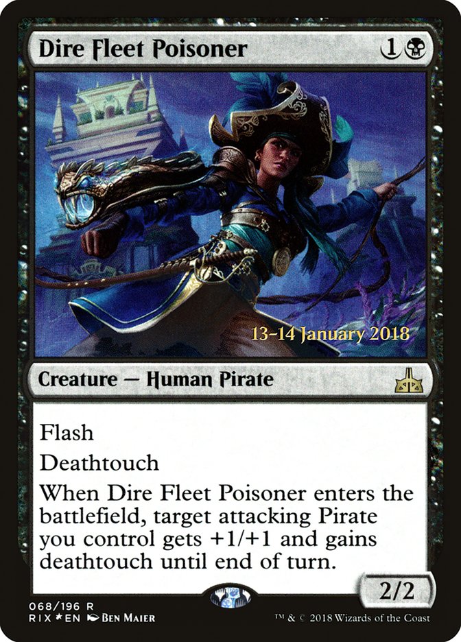 Dire Fleet Poisoner [Rivals of Ixalan Prerelease Promos] | L.A. Mood Comics and Games