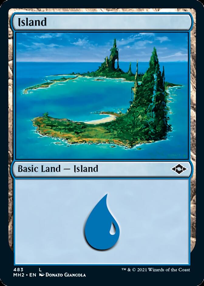Island (483) (Foil Etched) [Modern Horizons 2] | L.A. Mood Comics and Games