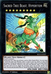 Sacred Tree Beast, Hyperyton [BLVO-EN047] Super Rare | L.A. Mood Comics and Games