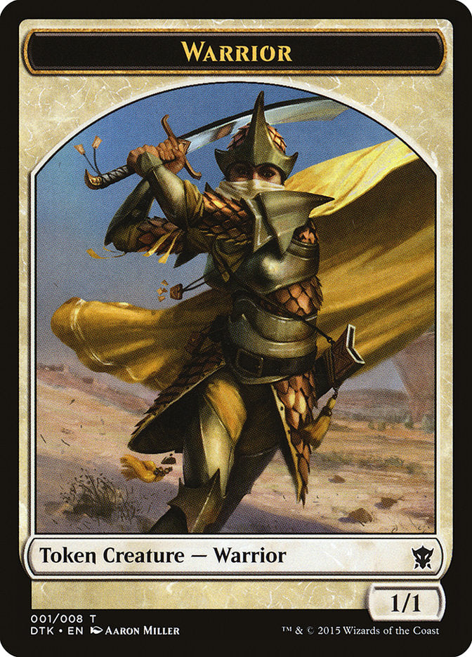 Warrior Token [Dragons of Tarkir Tokens] | L.A. Mood Comics and Games