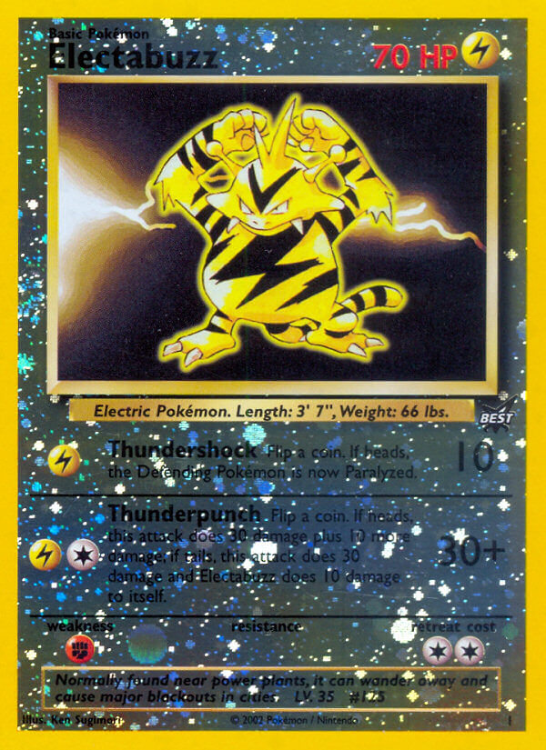 Electabuzz (1) [Best of Promos] | L.A. Mood Comics and Games