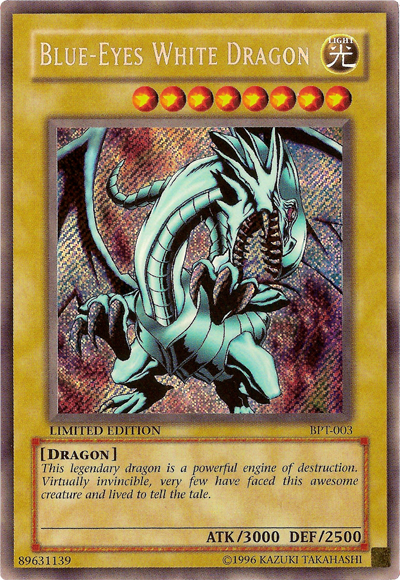 Blue-Eyes White Dragon [BPT-003] Secret Rare | L.A. Mood Comics and Games