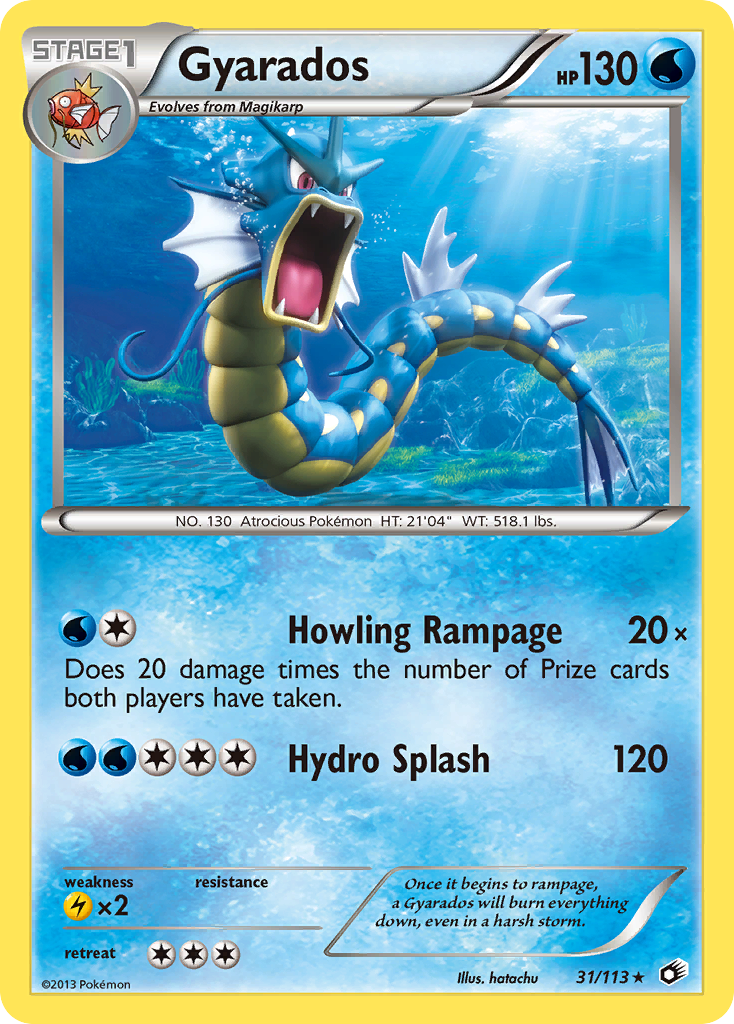 Gyarados (31/113) [Black & White: Legendary Treasures] | L.A. Mood Comics and Games