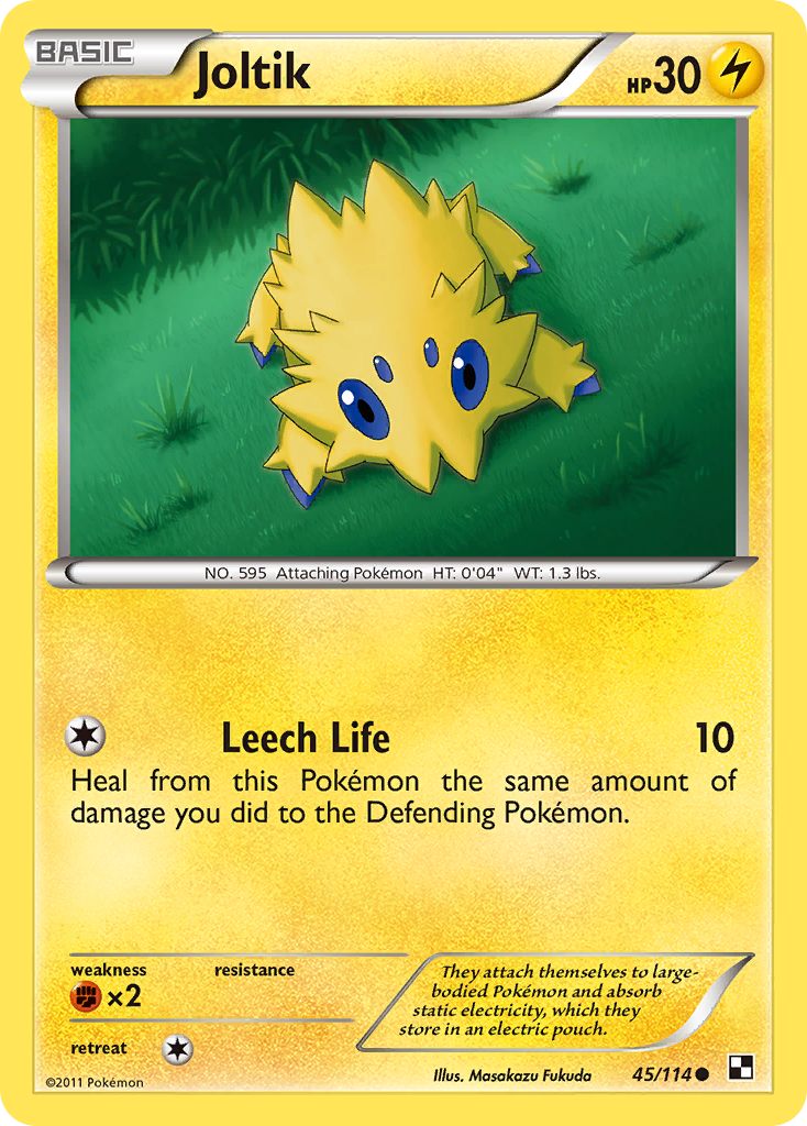 Joltik (45/114) [Black & White: Base Set] | L.A. Mood Comics and Games