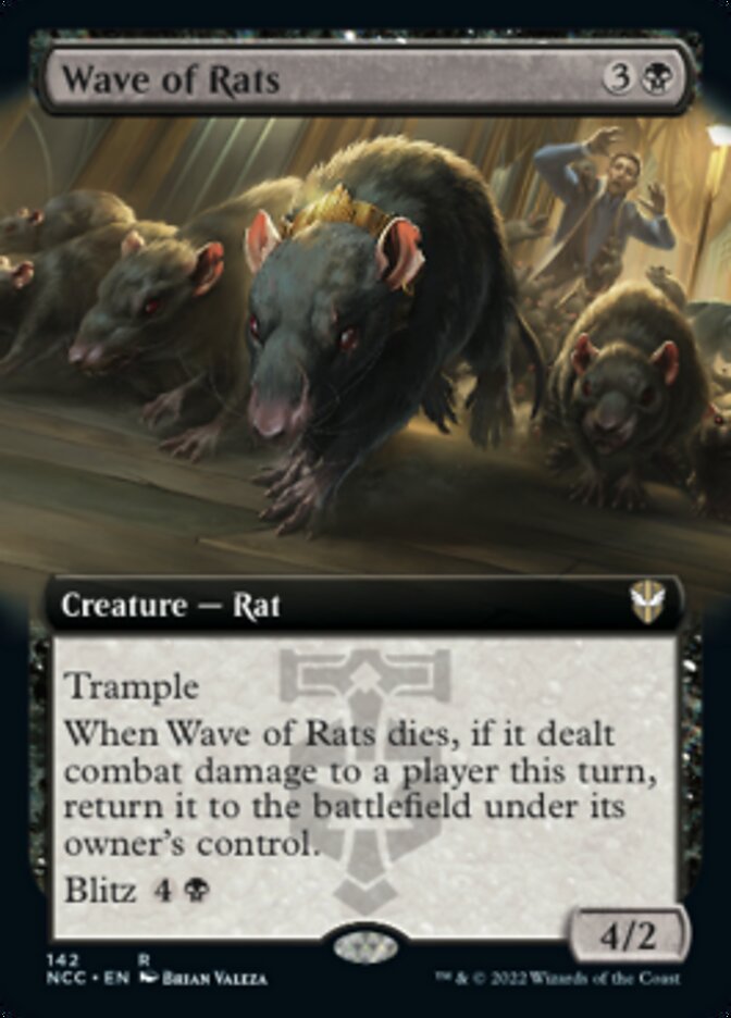 Wave of Rats (Extended Art) [Streets of New Capenna Commander] | L.A. Mood Comics and Games