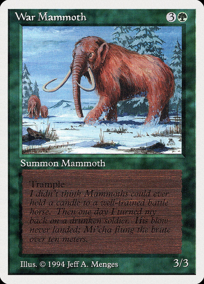 War Mammoth [Summer Magic / Edgar] | L.A. Mood Comics and Games