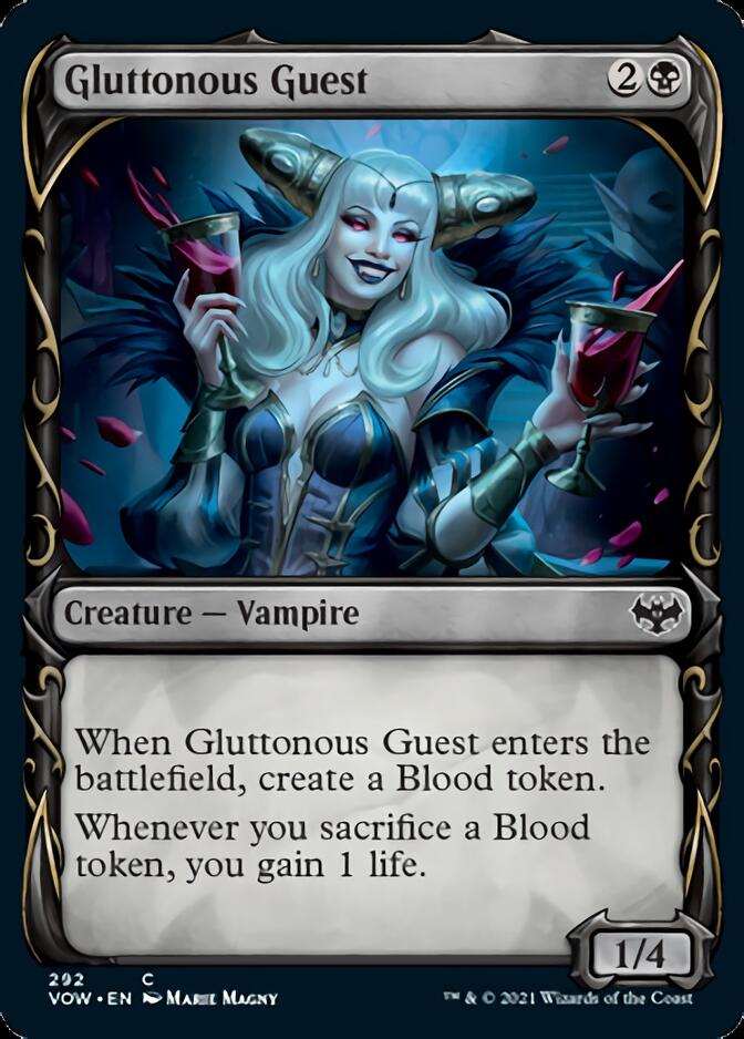 Gluttonous Guest (Showcase Fang Frame) [Innistrad: Crimson Vow] | L.A. Mood Comics and Games