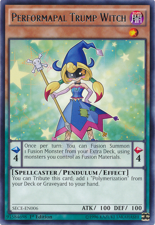 Performapal Trump Witch [SECE-EN006] Rare | L.A. Mood Comics and Games
