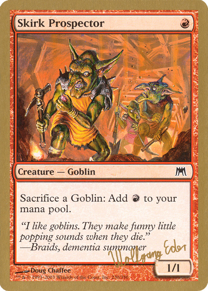 Skirk Prospector (Wolfgang Eder) [World Championship Decks 2003] | L.A. Mood Comics and Games