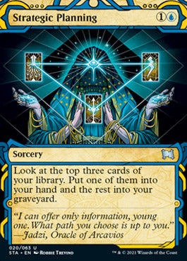 Strategic Planning (Foil Etched) [Strixhaven: School of Mages Mystical Archive] | L.A. Mood Comics and Games