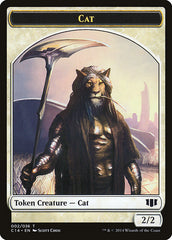 Angel // Cat Double-Sided Token [Commander 2014 Tokens] | L.A. Mood Comics and Games