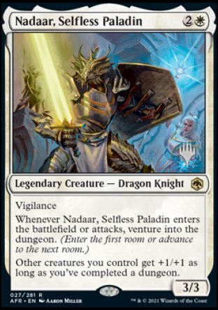 Nadaar, Selfless Paladin (Promo Pack) [Dungeons & Dragons: Adventures in the Forgotten Realms Promos] | L.A. Mood Comics and Games