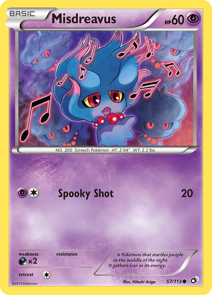 Misdreavus (57/113) [Black & White: Legendary Treasures] | L.A. Mood Comics and Games