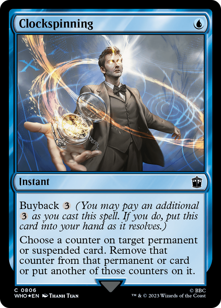 Clockspinning (Surge Foil) [Doctor Who] | L.A. Mood Comics and Games