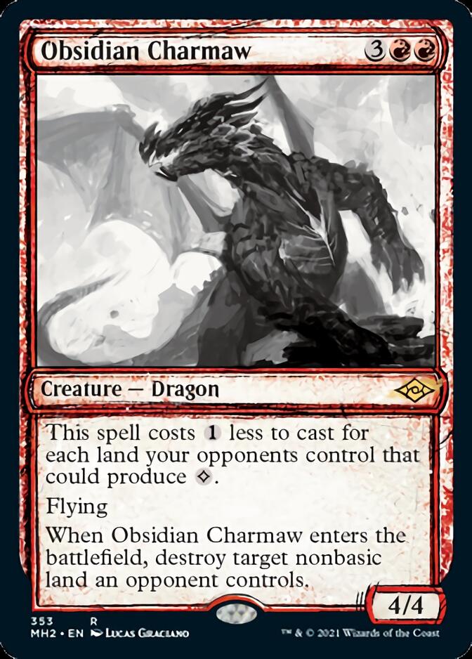 Obsidian Charmaw (Sketch) [Modern Horizons 2] | L.A. Mood Comics and Games