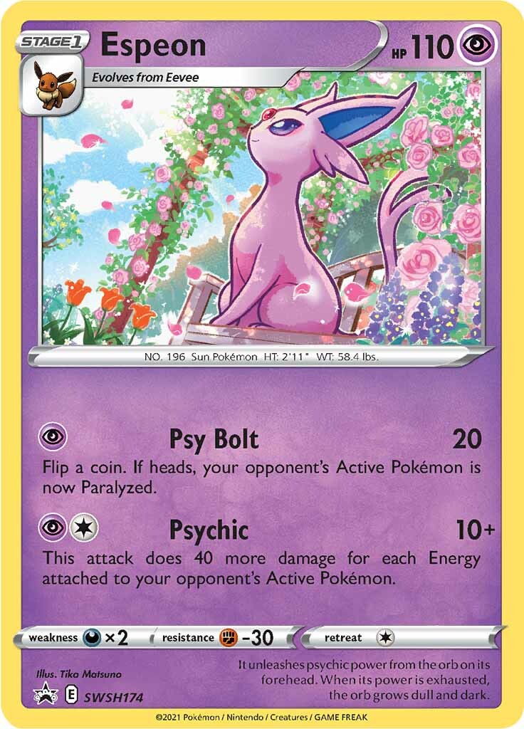 Espeon (SWSH174) [Sword & Shield: Black Star Promos] | L.A. Mood Comics and Games