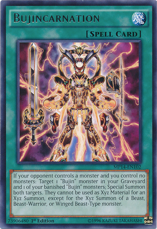 Bujincarnation [MP14-EN102] Rare | L.A. Mood Comics and Games