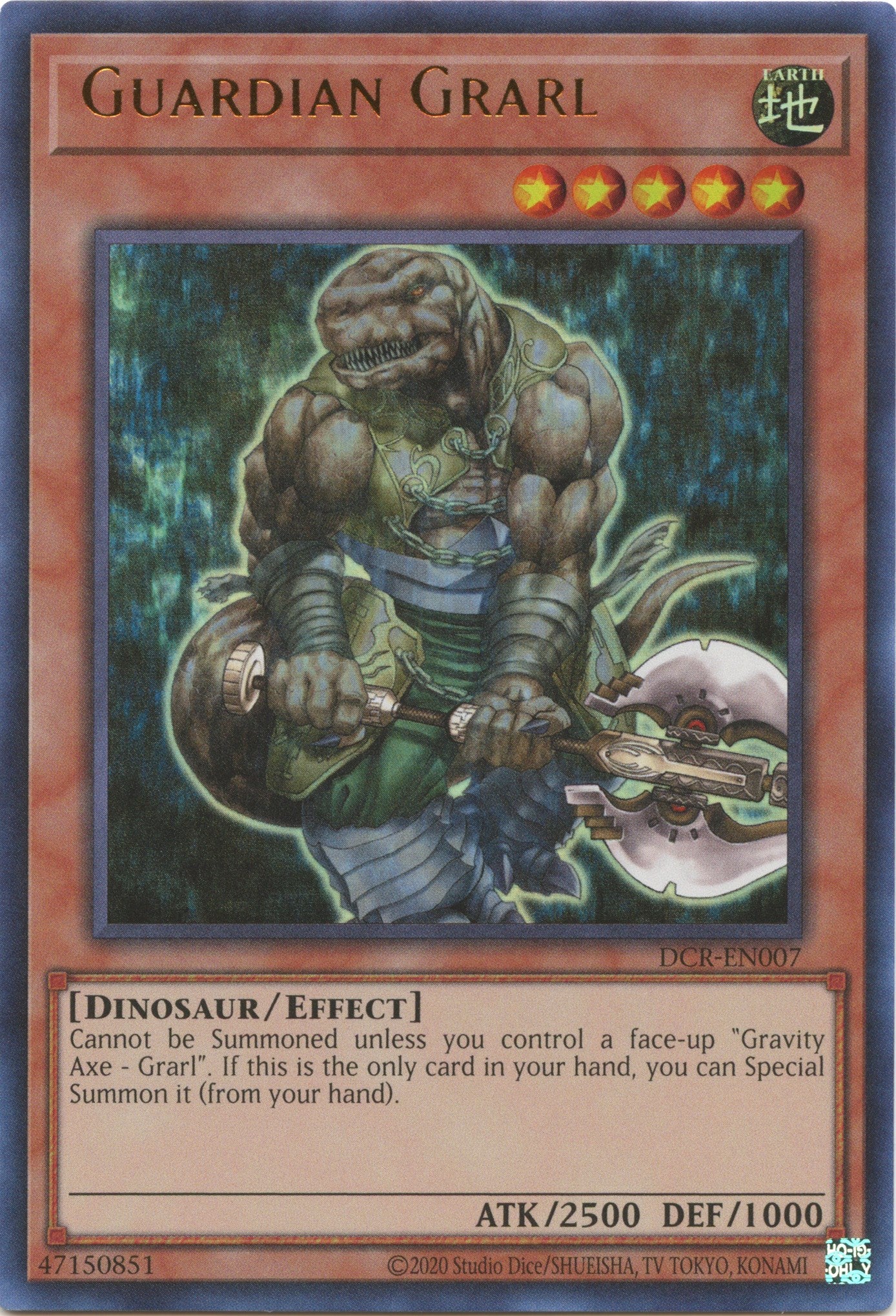 Guardian Grarl (25th Anniversary) [DCR-EN007] Ultra Rare | L.A. Mood Comics and Games