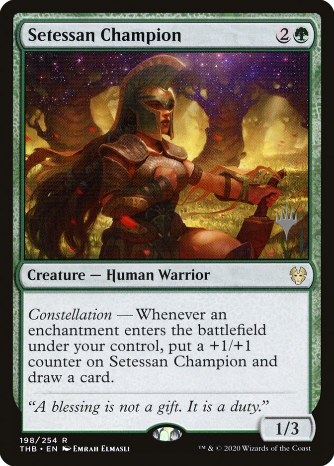 Setessan Champion (Promo Pack) [Theros Beyond Death Promos] | L.A. Mood Comics and Games