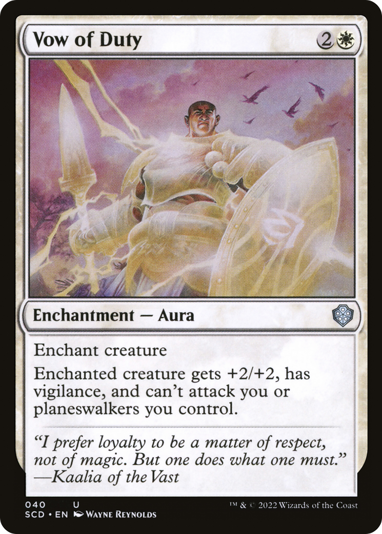 Vow of Duty [Starter Commander Decks] | L.A. Mood Comics and Games