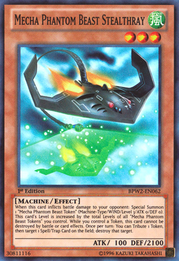 Mecha Phantom Beast Stealthray [BPW2-EN062] Super Rare | L.A. Mood Comics and Games