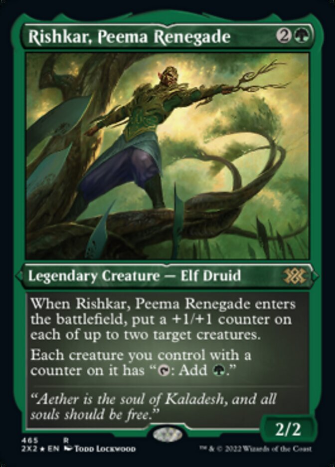 Rishkar, Peema Renegade (Foil Etched) [Double Masters 2022] | L.A. Mood Comics and Games