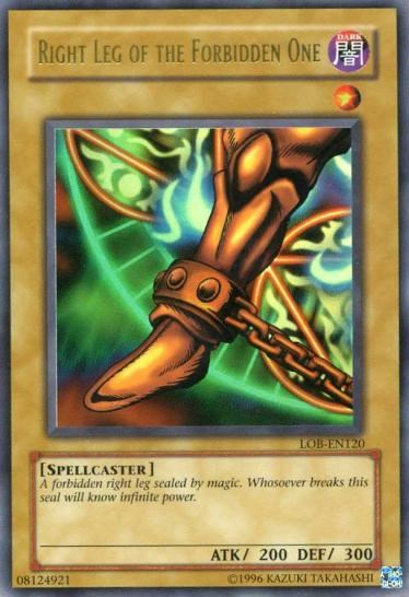 Right Leg of the Forbidden One [LOB-EN120] Ultra Rare | L.A. Mood Comics and Games