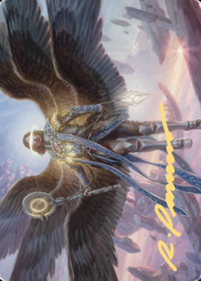 Angel of Destiny Art Card (Gold-Stamped Signature) [Zendikar Rising Art Series] | L.A. Mood Comics and Games