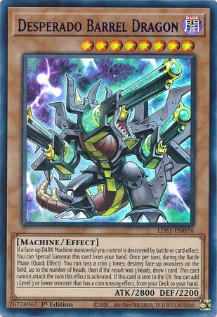 Desperado Barrel Dragon (Purple) [LDS1-EN076] Ultra Rare | L.A. Mood Comics and Games