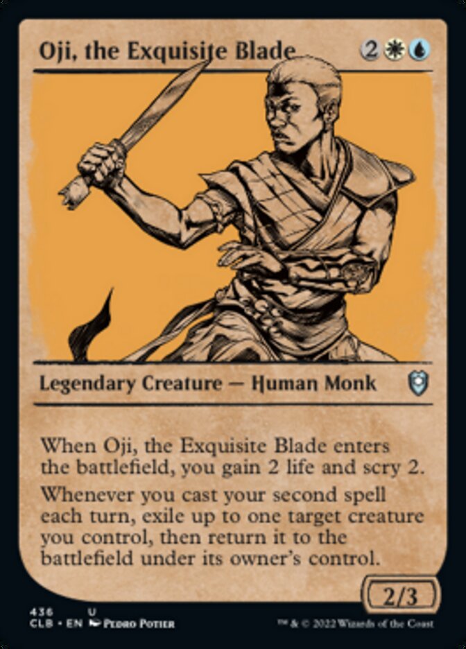 Oji, the Exquisite Blade (Showcase) [Commander Legends: Battle for Baldur's Gate] | L.A. Mood Comics and Games