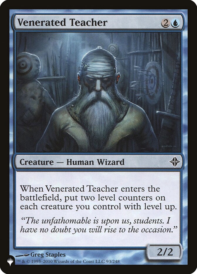 Venerated Teacher [The List] | L.A. Mood Comics and Games