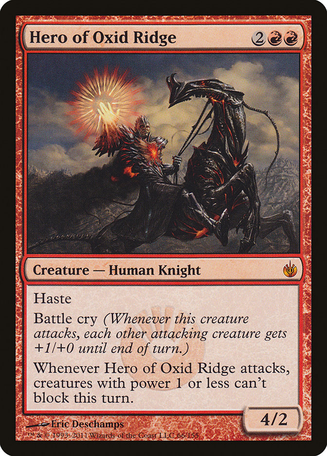 Hero of Oxid Ridge [Mirrodin Besieged] | L.A. Mood Comics and Games