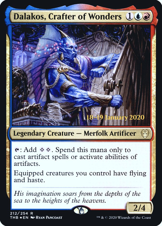 Dalakos, Crafter of Wonders [Theros Beyond Death Prerelease Promos] | L.A. Mood Comics and Games