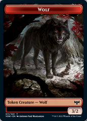 Wolf (011) // Wolf (014) Double-Sided Token [Innistrad: Crimson Vow Tokens] | L.A. Mood Comics and Games