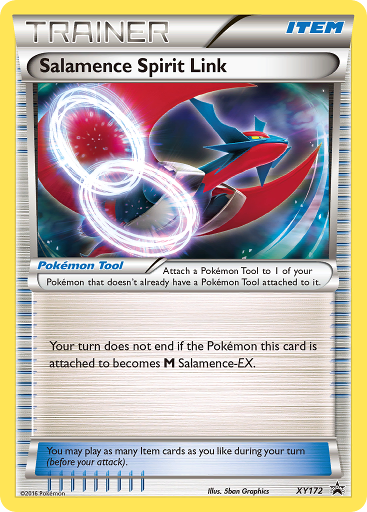 Salamence Spirit Link (XY172) [XY: Black Star Promos] | L.A. Mood Comics and Games