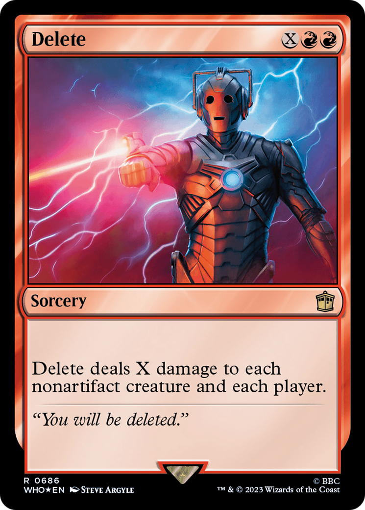 Delete (Surge Foil) [Doctor Who] | L.A. Mood Comics and Games