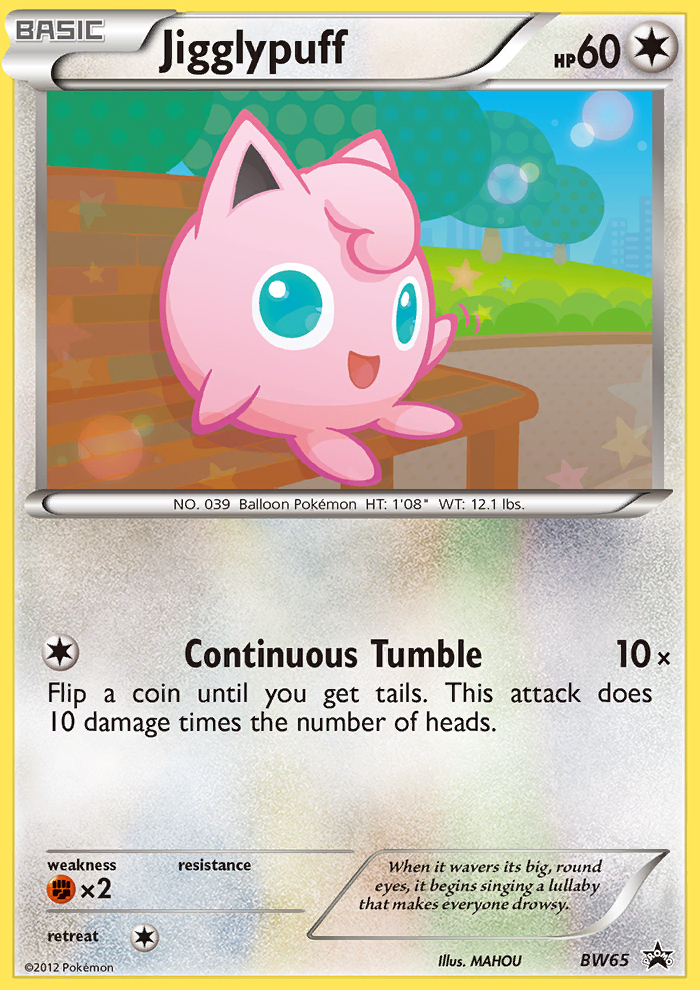 Jigglypuff (BW65) [Black & White: Black Star Promos] | L.A. Mood Comics and Games