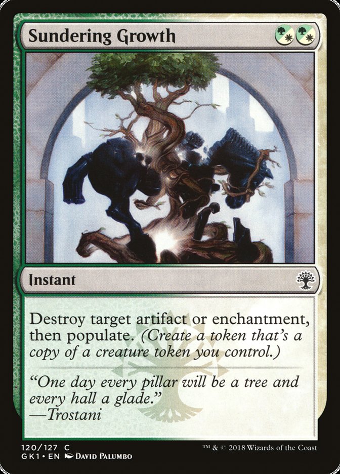 Sundering Growth [Guilds of Ravnica Guild Kit] | L.A. Mood Comics and Games