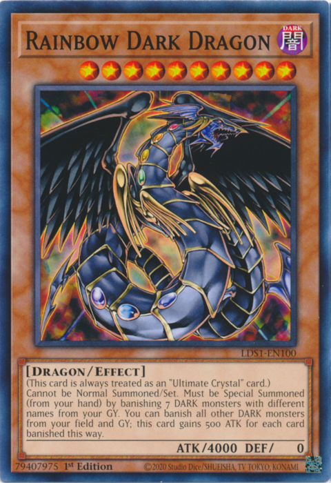 Rainbow Dark Dragon [LDS1-EN100] Common | L.A. Mood Comics and Games