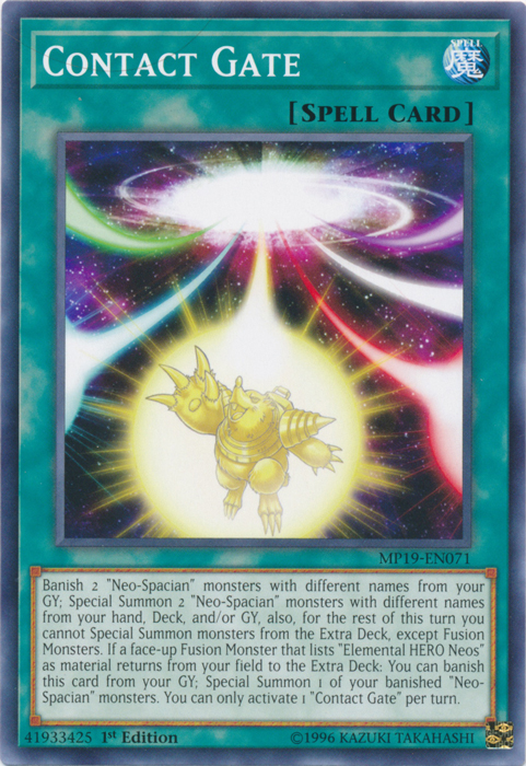 Contact Gate [MP19-EN071] Common | L.A. Mood Comics and Games