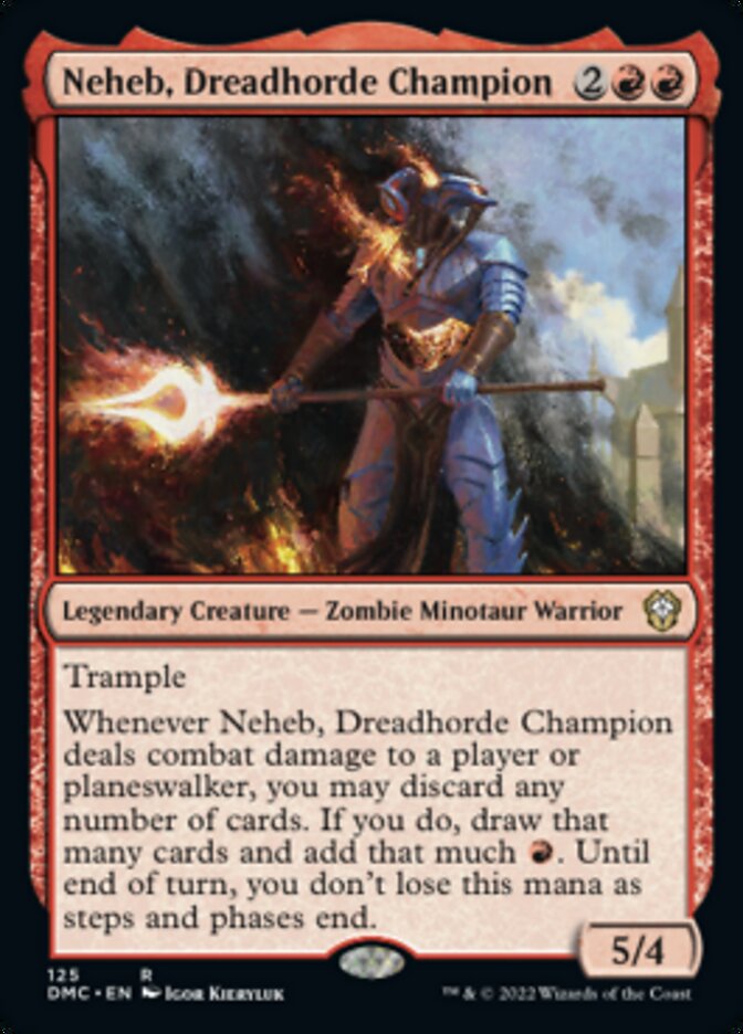 Neheb, Dreadhorde Champion [Dominaria United Commander] | L.A. Mood Comics and Games