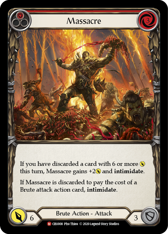 Massacre [CRU008] (Crucible of War)  1st Edition Normal | L.A. Mood Comics and Games