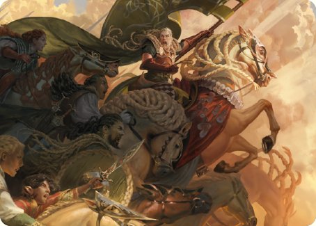 Marshal's Anthem Art Card [The Lord of the Rings: Tales of Middle-earth Art Series] | L.A. Mood Comics and Games